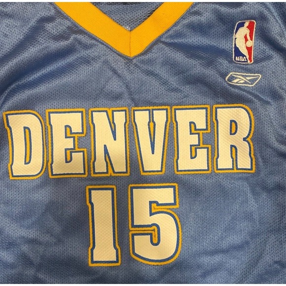 Reebok NBA Authentics Denver Nuggets Carmelo Anthony Basketball Jersey Youth LG‎ - Picture 5 of 10